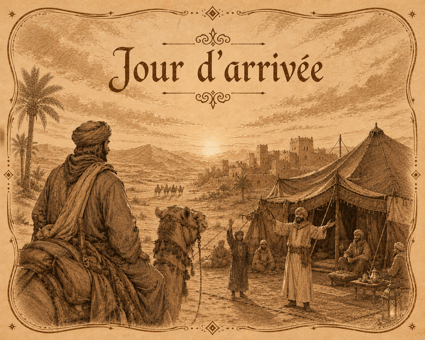 Jour d'arrivée
